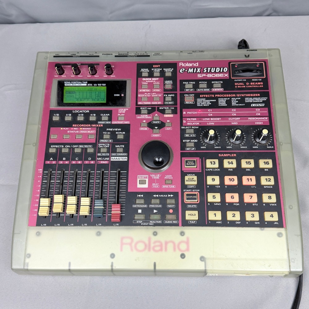 Roland e-Mix Studio SP-808EX Groovesampler Zip 250 D-Beam Workstation Japan